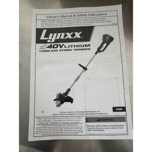 Lynxx 40v String Trimmer *book only*